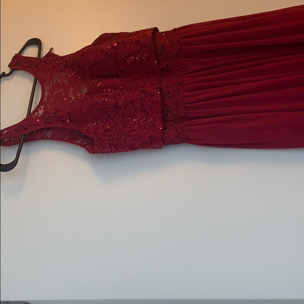 Cranberry formal dress